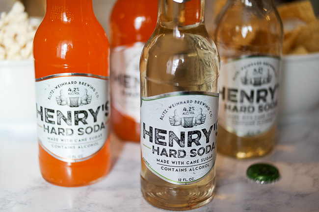 Henry's Hard Soda made with real cane sugar