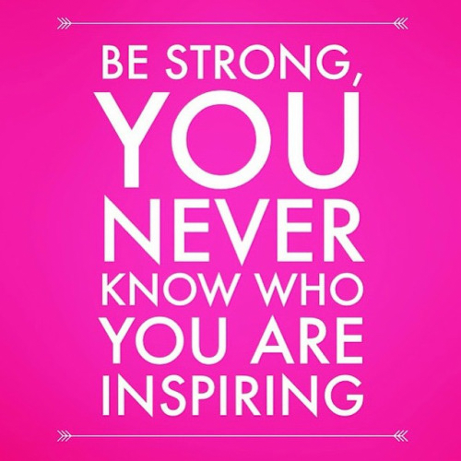 be strong