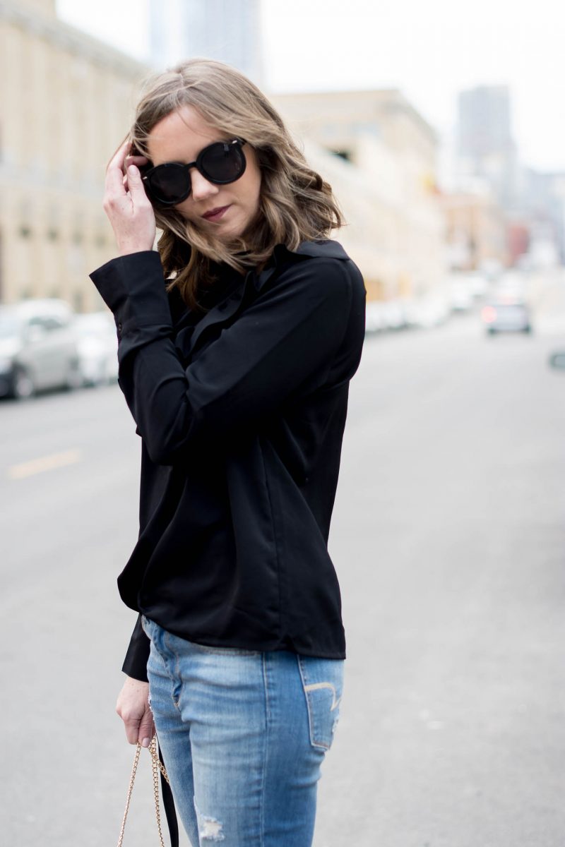 black dressy jeggings