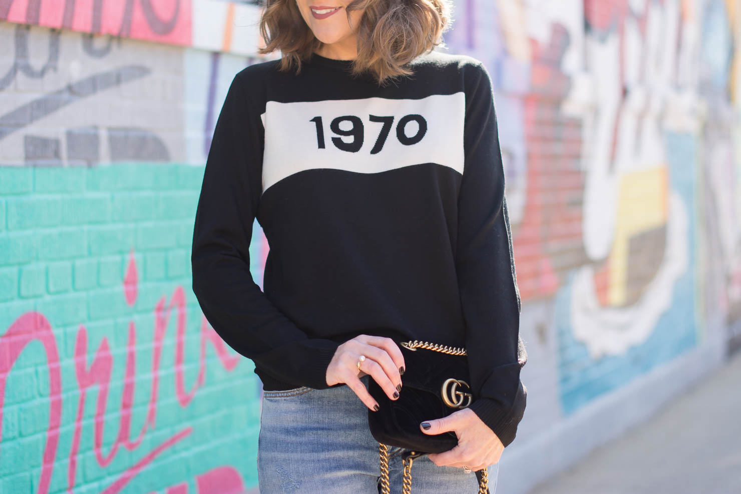 bella freud 1970 sweater my birthday, being an older fashion blogger, high low style, when to invest in clothes