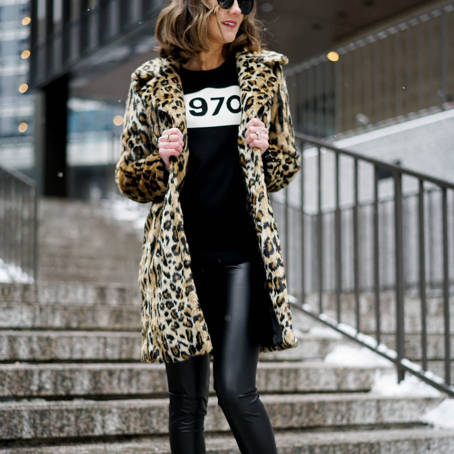 Modern Styling of the Leopard Print Coat - Wishes & Reality Modern Styling of the Leopard Print Coat - Wishes & Reality