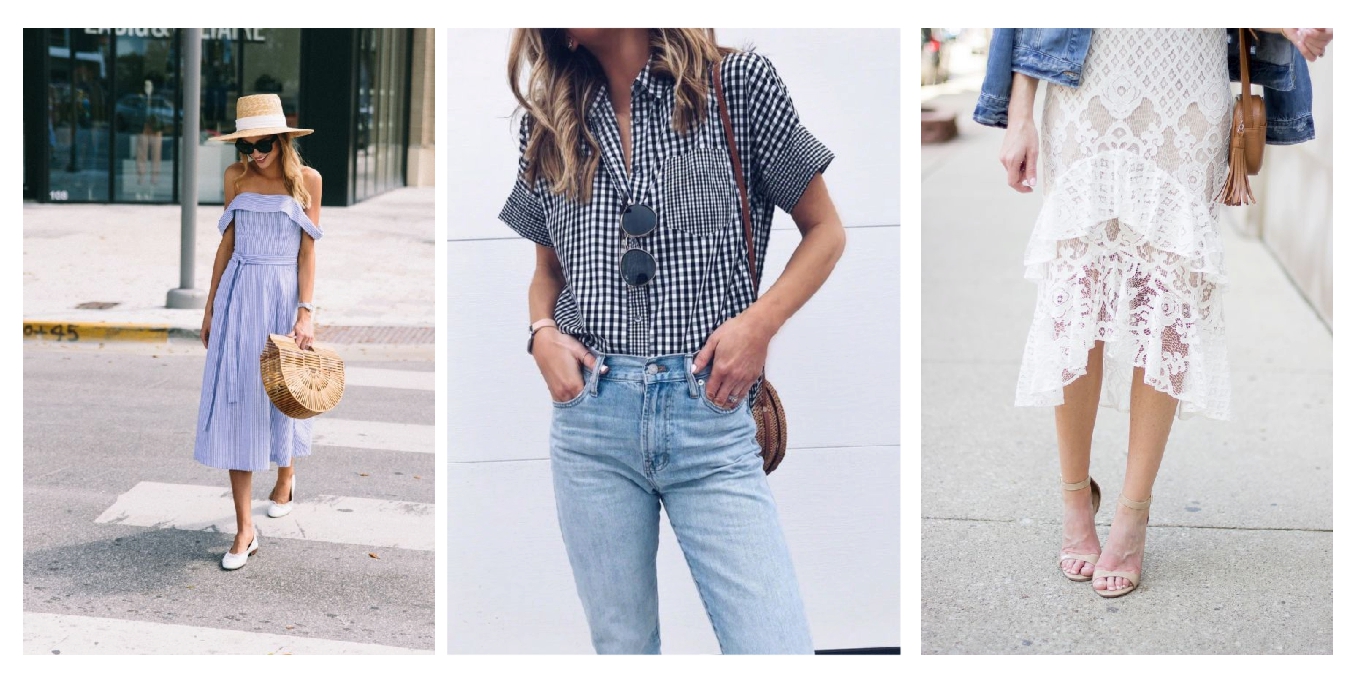 score-springs-5-biggest-trends-on-sale, how-to-score-spring-trends-on-sale-blue-and-white-stripes-lace-gingham