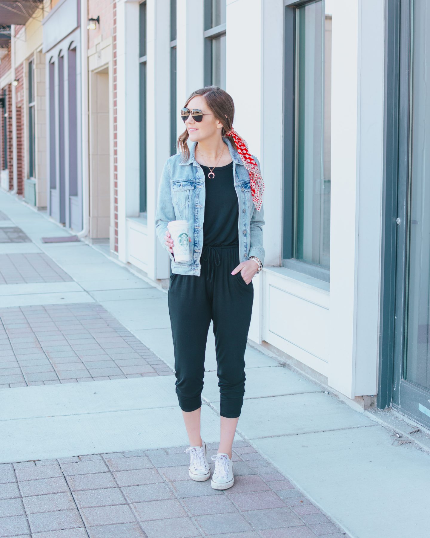 Two Ways to Style a Black Jumpsuit - Wishes & Reality