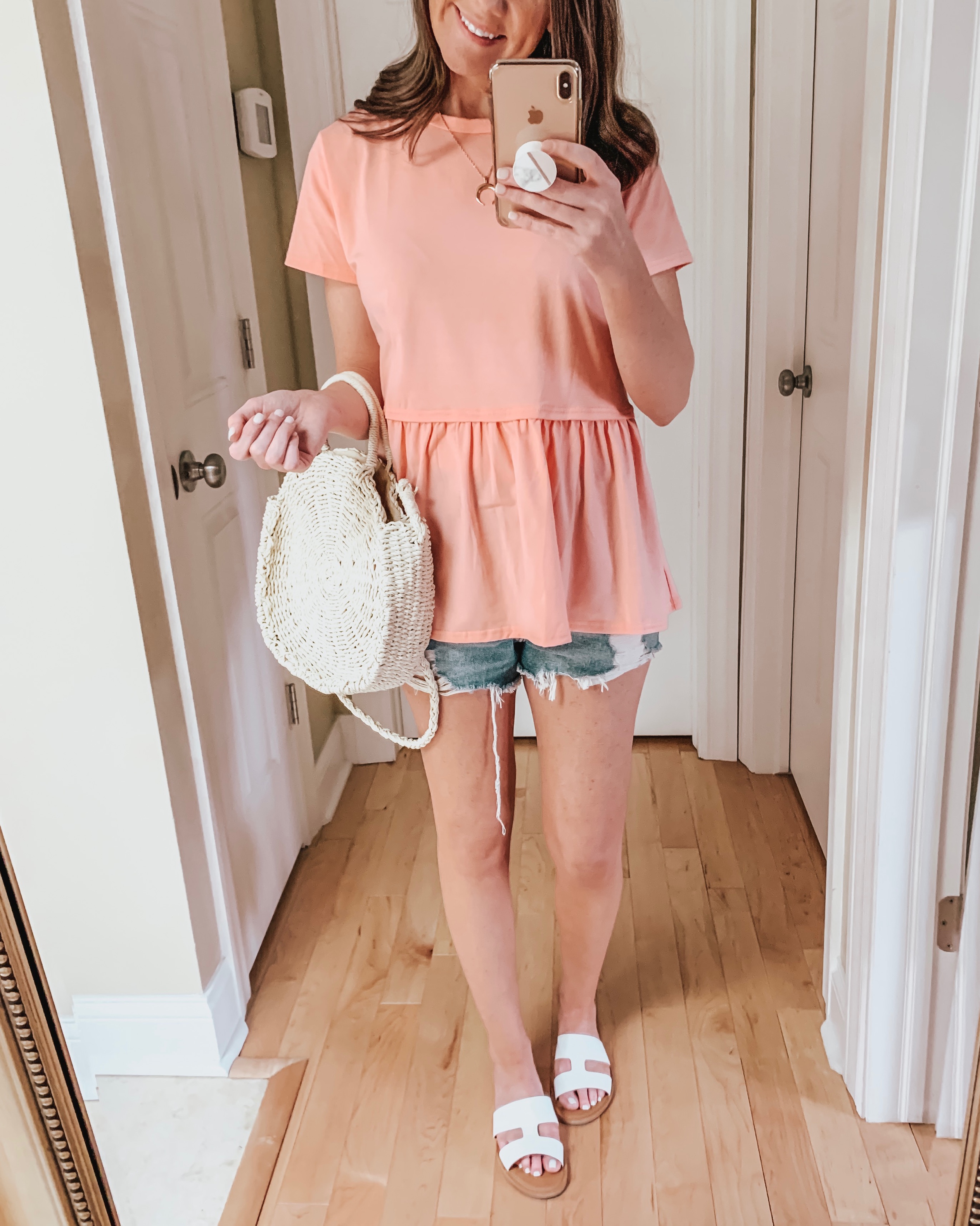 Amazon peplum tee shirt