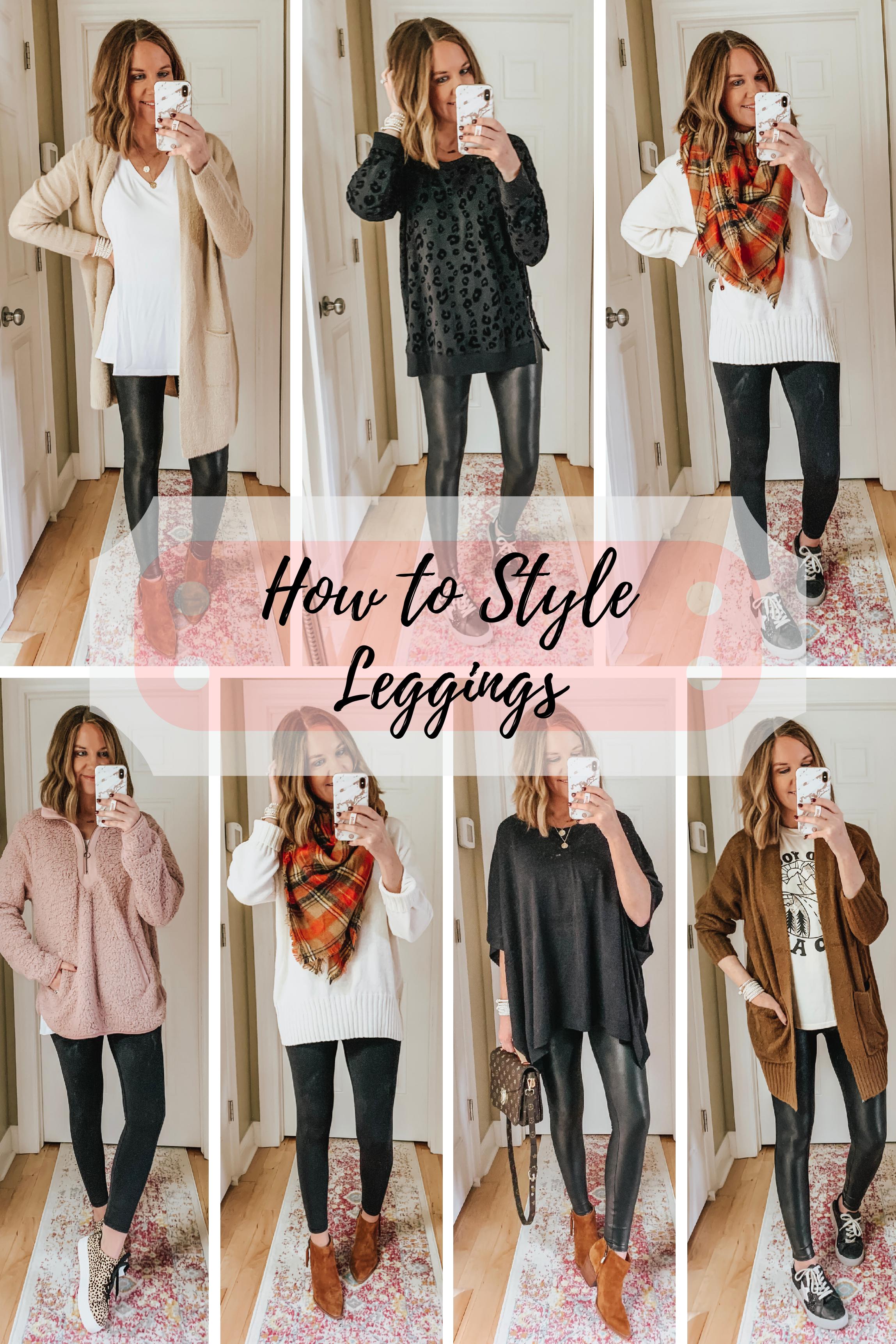 15 Stylish Ways to Wear Leggings This Fall - Cute Leggings Outfit