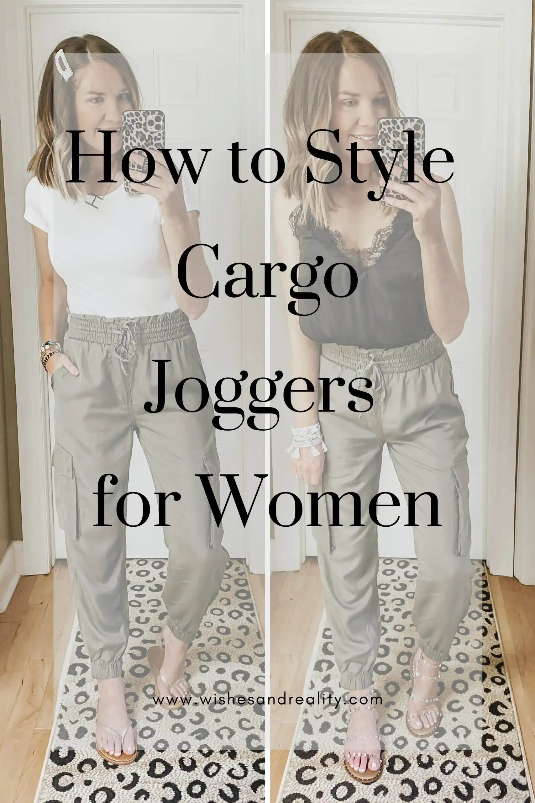 How to Style Cargo Joggers for Women - Wishes & Reality