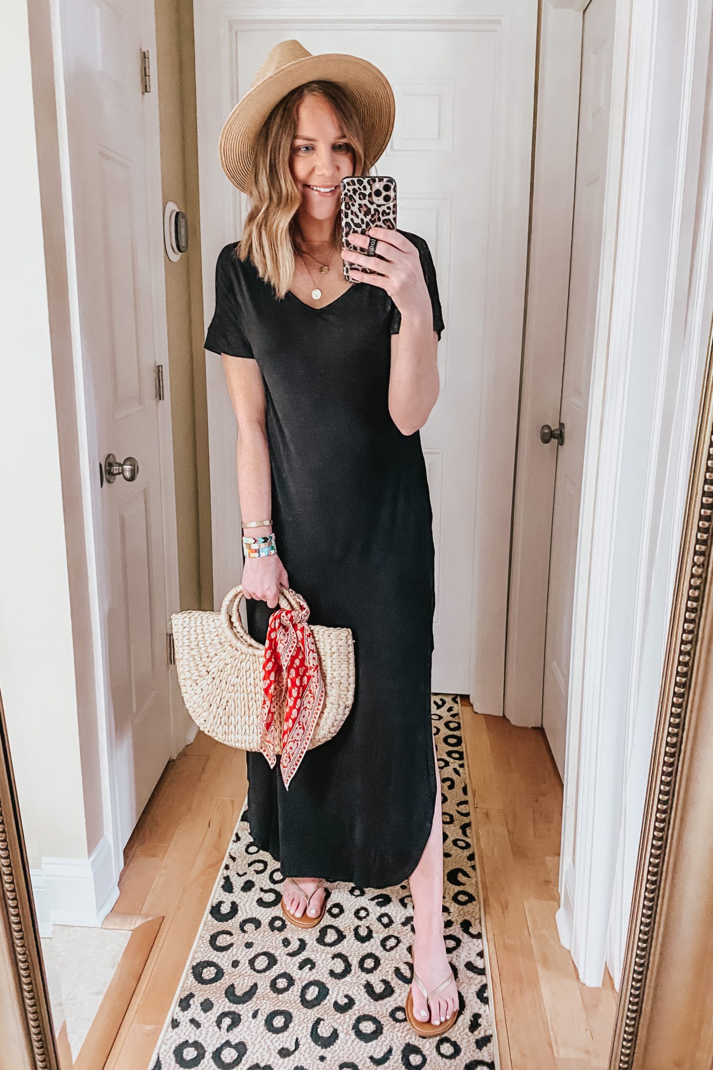 Style a Casual Black Maxi Dress ...