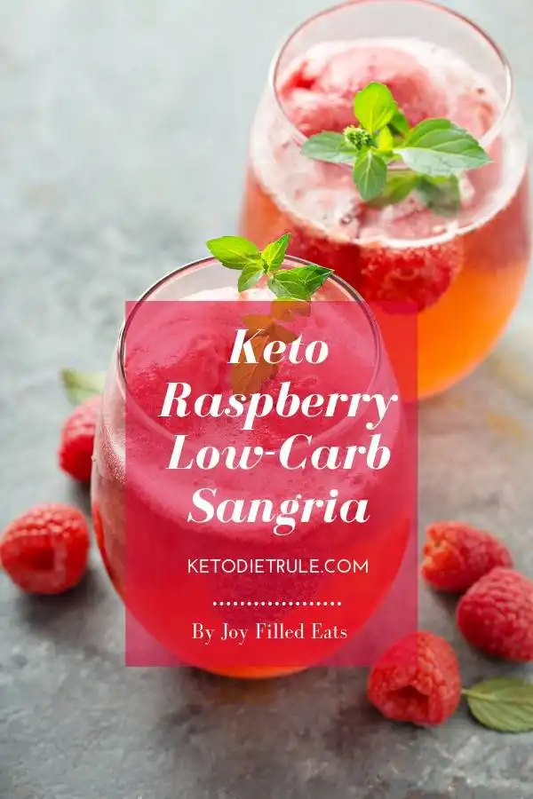 low carb raspberry sangria, Low Calorie Cocktail Recipes for Summer