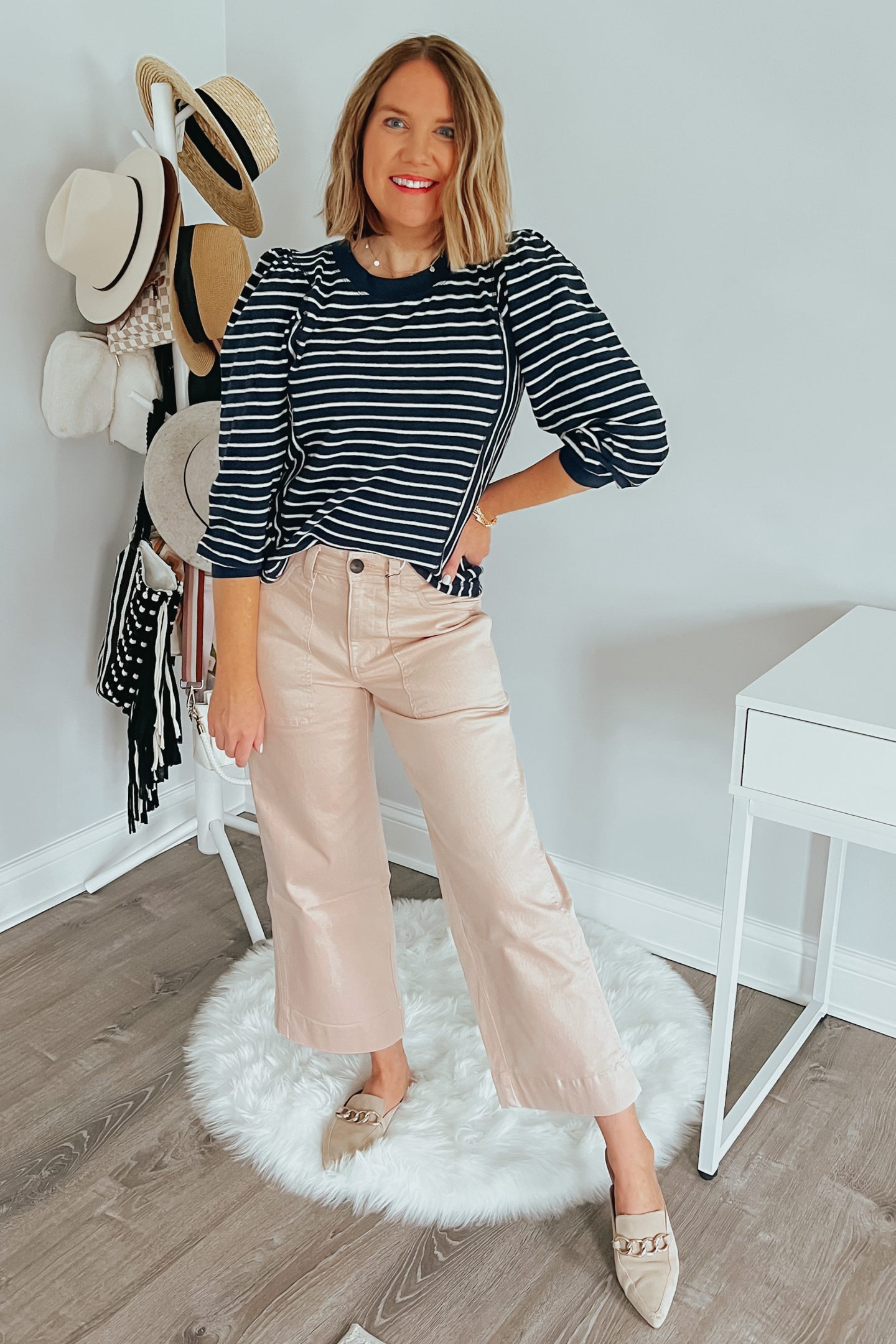 Womens wide leg best sale capri pants