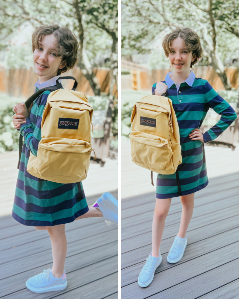 Back to School Outfits for a Middle School Girl - Wishes & Reality